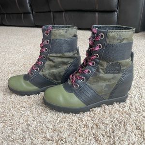 Girls Sorel Lexie Wedge Lace-Up Boot